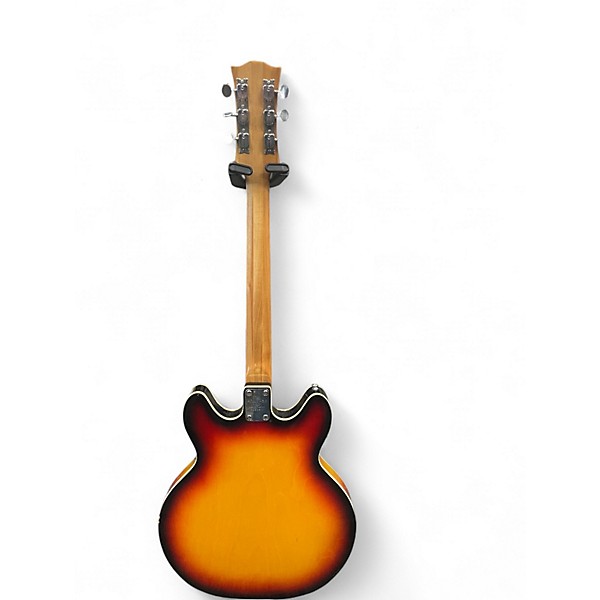 Used Magnum Semi Hollow Sunburst Hollow Body Electric Guitar