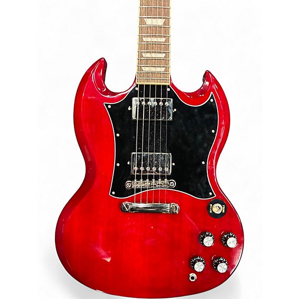 Used 2024 Epiphone SG Standard Cherry Solid Body Electric Guitar