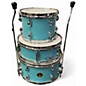 Used TAMA 4 Piece Club Jam Aqua Blue Drum Kit