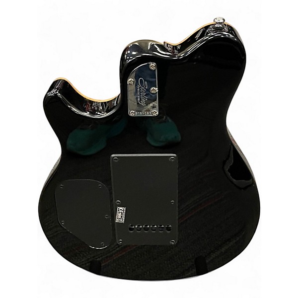 Used Sterling by Music Man Sub AX3 Axis FLAME MAPLE Solid Body Electric Guitar