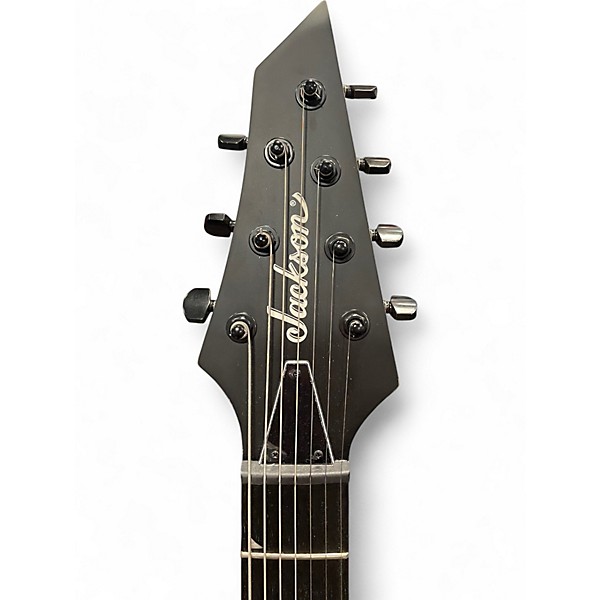 Used Jackson JS22-7 Dinky 7 String Black Solid Body Electric Guitar