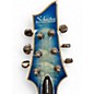 Used Schecter Guitar Research Omen Extreme 6 Blue Burst Solid Body Electric Guitar