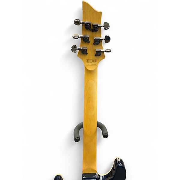 Used Schecter Guitar Research Omen Extreme 6 Blue Burst Solid Body Electric Guitar