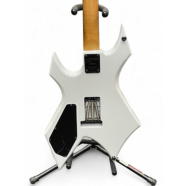 Used 1980s B.C. Rich Warlock White Solid Body Electric Guitar