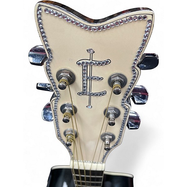 Used Esteban Crystal Heart Black Acoustic Guitar