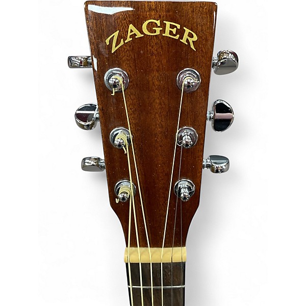 Used Zager parlor Mahogany Acoustic Guitar