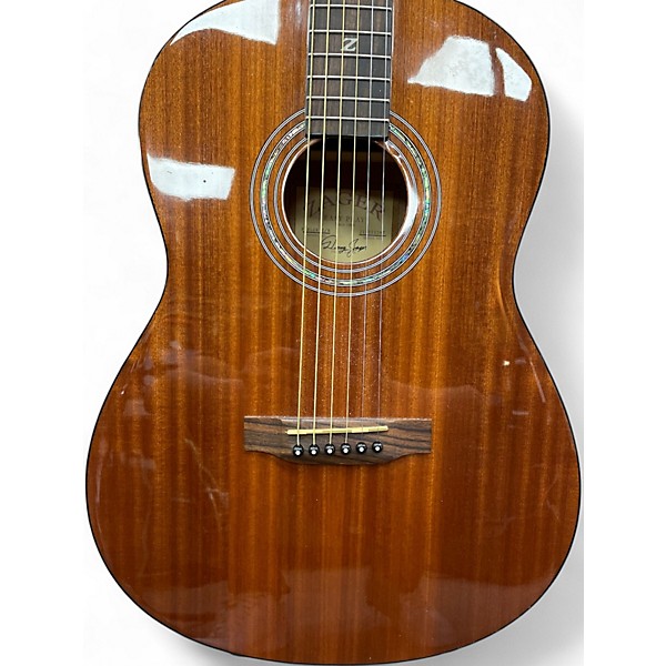 Used Zager parlor Mahogany Acoustic Guitar