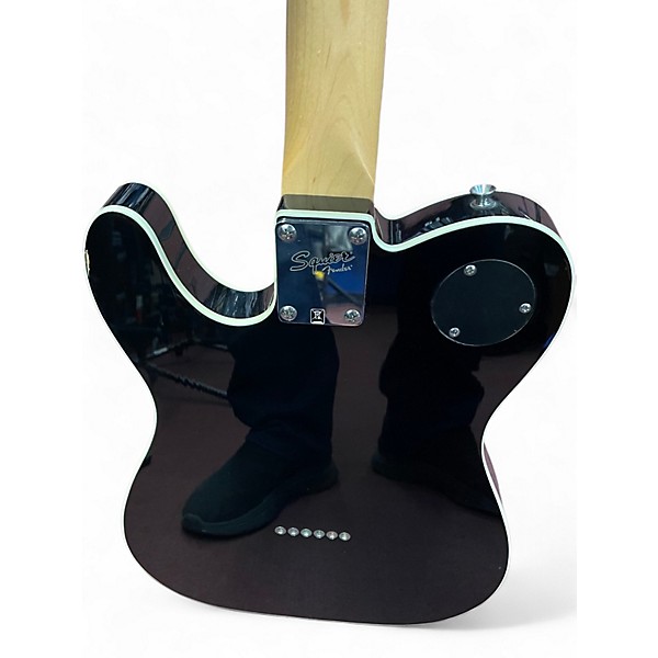 Used Squier John 5 Signature Telecaster Black Solid Body Electric Guitar