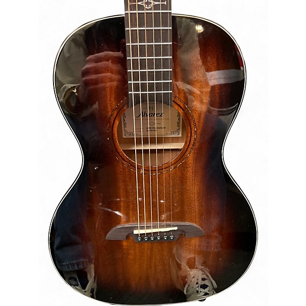 Used Alvarez AP66 Parlor Shadowburst Acoustic Guitar