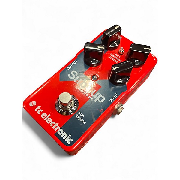 Used TC Electronic Sub N Up Octaver Effect Pedal