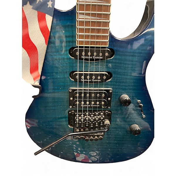 Used Jackson DK2 Dinky Blue Burst Solid Body Electric Guitar