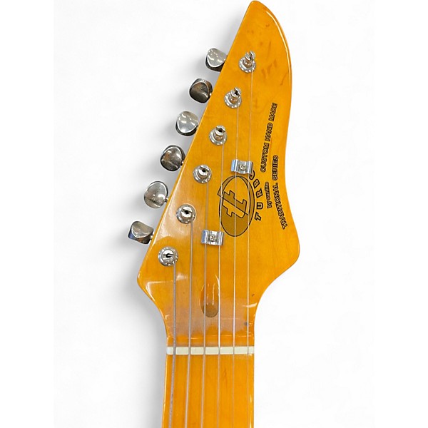 Used Turbo By Sunlite Traditional series double-cut  2 Tone Sunburst Solid Body Electric Guitar