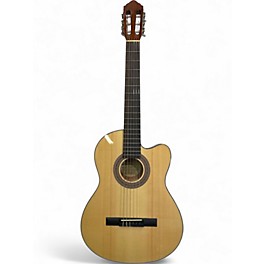 Used Lucero LC100CE Natural Classical Acoustic Electric Guitar