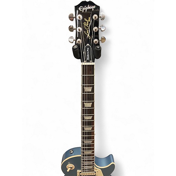Used 2025 Epiphone Les Paul Modern Pro Pacific Blue Solid Body Electric Guitar
