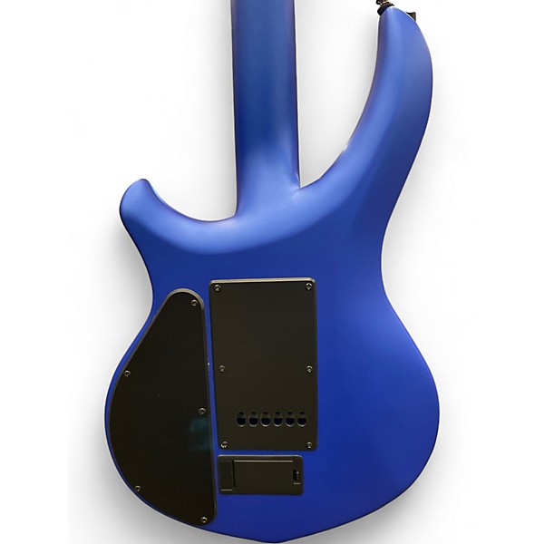 Used Sterling by Music Man JOHN PETRUCCI MAJ100 Blue Solid Body Electric Guitar