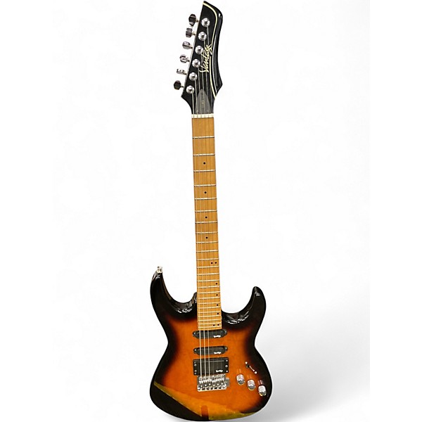 Used Vantage II8T 2 Color Sunburst Solid Body Electric Guitar