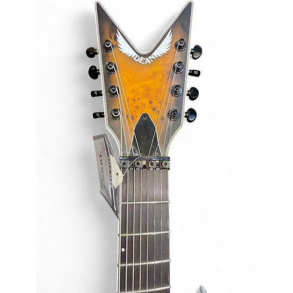 Used Dean ML SELECT 8 Sunburst Solid Body Electric Guitar