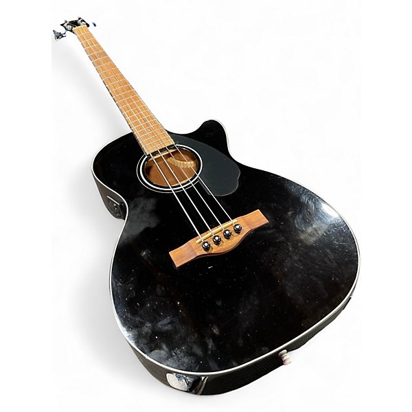 Used Fender CB-60SCE Black Acoustic Bass Guitar