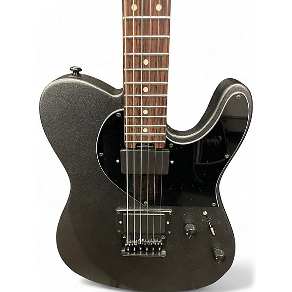 Used Eart TL-281 Tele Style Black Solid Body Electric Guitar