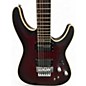 Used Schecter Guitar Research C1 FRS Platinum  Red Burst Solid Body Electric Guitar