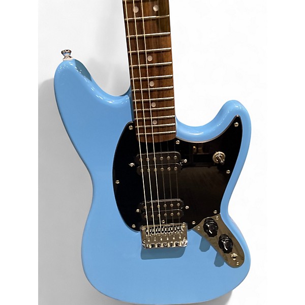 Used Squier Bullet Mustang HH Blue Solid Body Electric Guitar