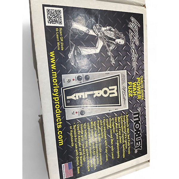 Used Morley PWOV Power Wah FUZZ Effect Pedal