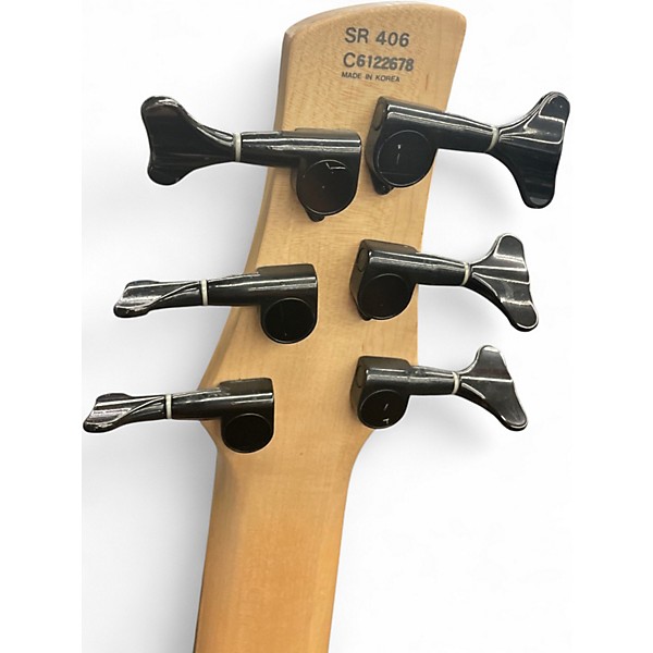 Used Ibanez SR 406 Black Electric Bass Guitar