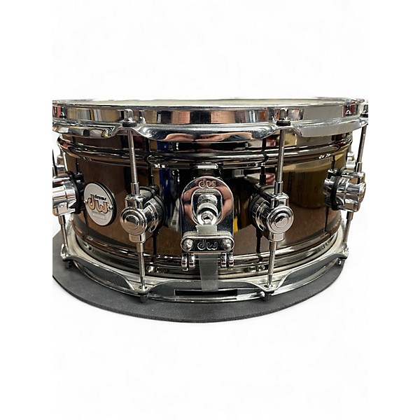 Used DW 6.5X14 Design Series Snare Black Nickel over Brass Drum
