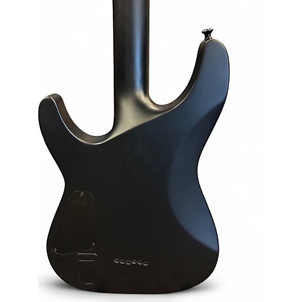 Used Schecter Guitar Research C1 Platinum Blackout Flat Black Solid Body Electric Guitar