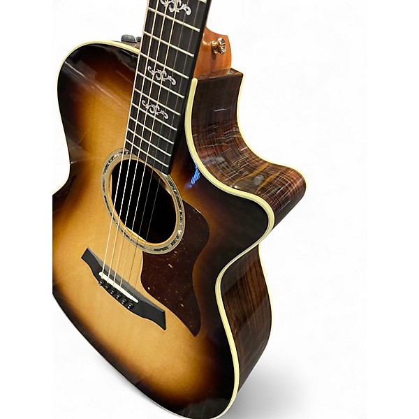 Used Taylor CUSTOM 414CE 2 Color Sunburst Acoustic Electric Guitar