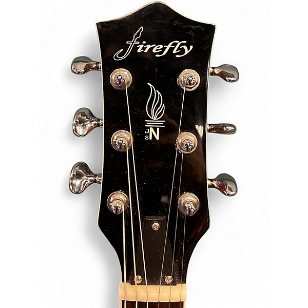 Used Firefly FF338 Spalted Maple Hollow Body Electric Guitar