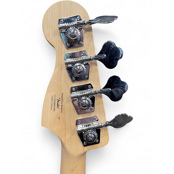 Used Squier AFFINITY PJ BASS Black Electric Bass Guitar