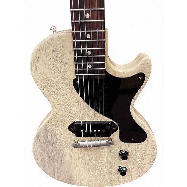 Used 2018 Gibson 1957 Historic Reissue Les Paul Junior TV White Solid Body Electric Guitar