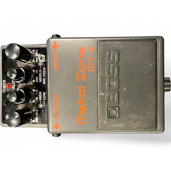 Used BOSS MT2 Metal Zone Distortion Effect Pedal