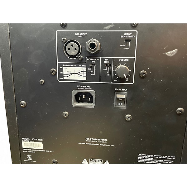 Used JBL 308P MKII Powered Monitor