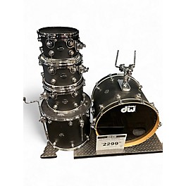 Used DW 5 Piece Performance Series Charcoal Metallic Drum Kit