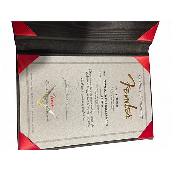 Used Fender Custom Shop Limited-Edition Terry Kath Aged Vintage White Solid Body Electric Guitar