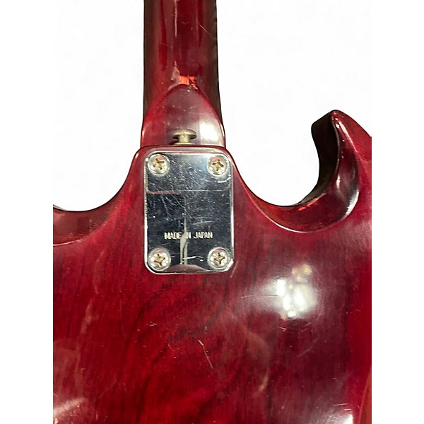 Used Penco SG LAWSUIT  Maroon Solid Body Electric Guitar