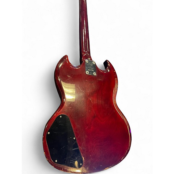 Used Penco SG LAWSUIT  Maroon Solid Body Electric Guitar