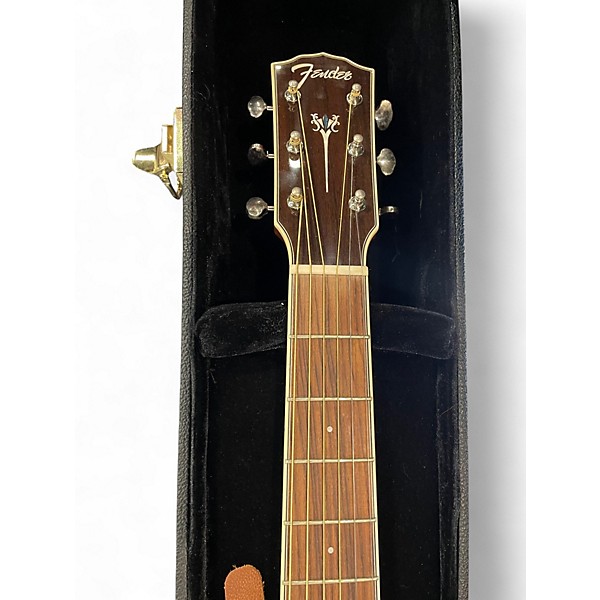 Used Fender Paramount PM-2 Natural Acoustic Electric Guitar