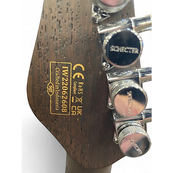 Used Schecter Guitar Research Diamond Series PT Purple Solid Body Electric Guitar