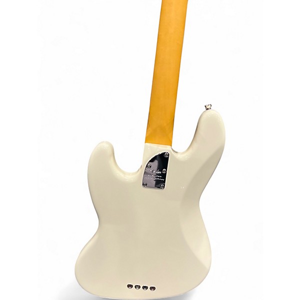 Used Fender American Pro II Jazz Bass w/mods Olympic White Electric Bass Guitar