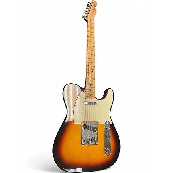Used Fender Telecaster 2 Tone Sunburst Solid Body Electric Guitar
