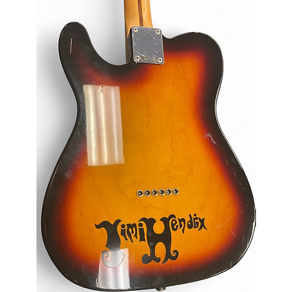 Used Fender Telecaster 2 Tone Sunburst Solid Body Electric Guitar