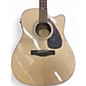 Used Yamaha FX335C Natural Acoustic Electric Guitar thumbnail