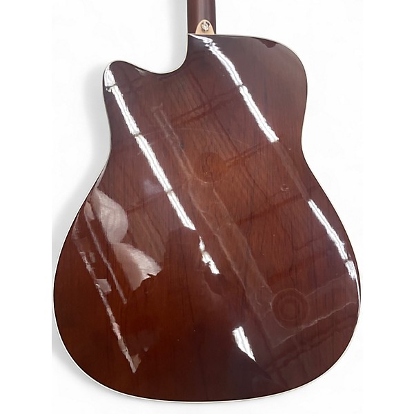 Used Yamaha FX335C Natural Acoustic Electric Guitar