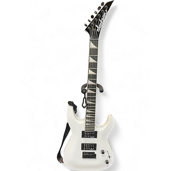 Used Jackson JS32 Dinky Arctic White Solid Body Electric Guitar