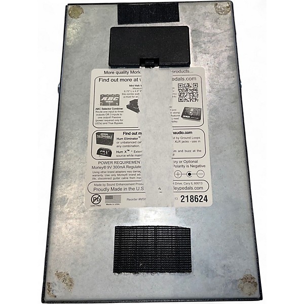 Used Morley PWOV Power Wah Volume Effect Pedal