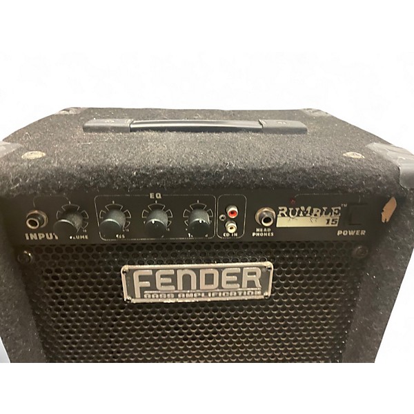 Used Fender Rumble 15 15W 1X8 Bass Combo Amp