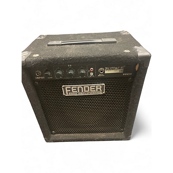 Used Fender Rumble 15 15W 1X8 Bass Combo Amp